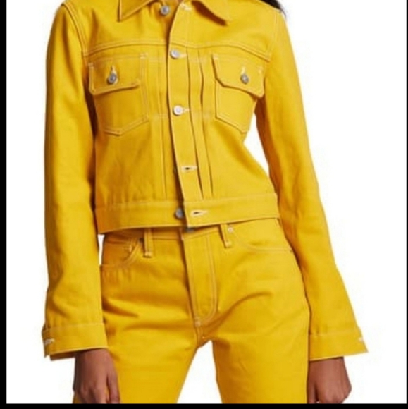 HUDSON Jeans Lola Shrunken Trucker Jacket.… - Picture 7 of 9